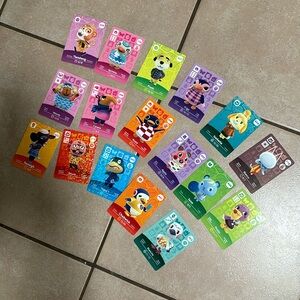 ACNH amiibo card lot